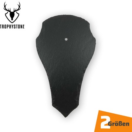 Trophäenschiefer von Trophystone für Sikahirsch