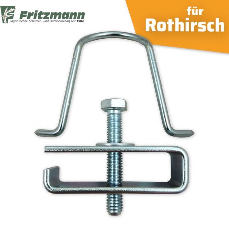 Geweihklammer „St. Hubertus“ FRITZMANN (4-teilig)