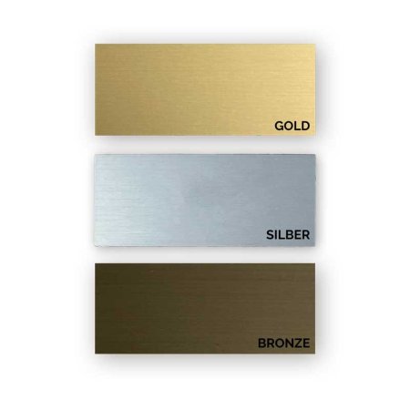 Plakette 35x15 mm – Farbauswahl