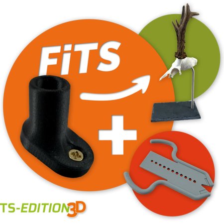 Trophäenstativ Erweiterung »FiTS« zur Präsentation von abgeschlagenen Bocktrophäen auf dem Trophäenstativ