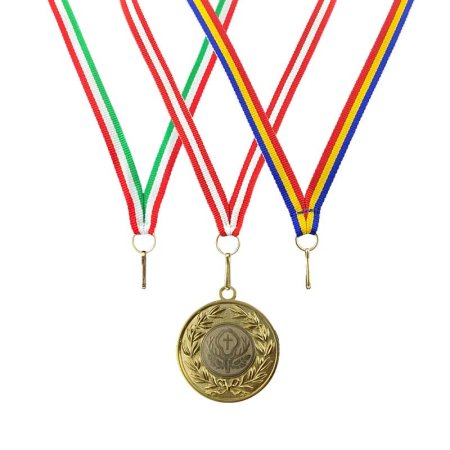 80-cm-Medaillenband  in Landesfarben für Ungarn/Österreich/Rumänien