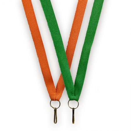 80-cm-Medaillenband in grün und orange
