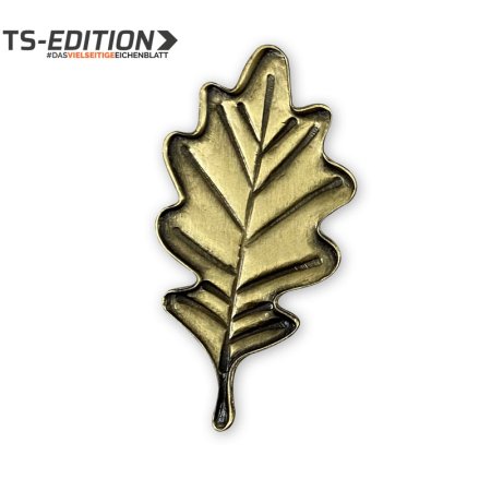 Abdeckung TS – Eichenblatt in bronze, Rückansicht