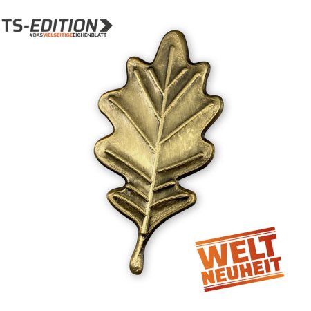 Abdeckung TS – Eichenblatt in bronze