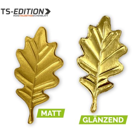Abdeckung TS – Eichenblatt vergoldet, Rückansichten