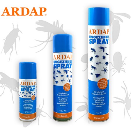 200-ml- und 400-ml-Dose ARDAP® Ungezieferspray