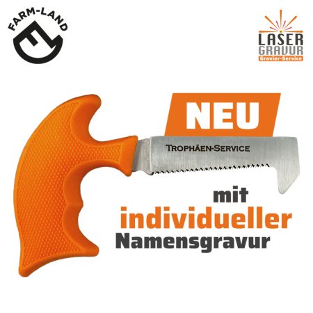 FARM-LAND Aufbrechsäge mit individueller Namensgravur