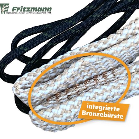 FRITZMANN Laufreinigungsschnur mit integrierter Bronzebürste