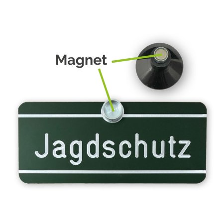 AUTOSCHILD "Jagdschutz" mit Magnetsaugnapf