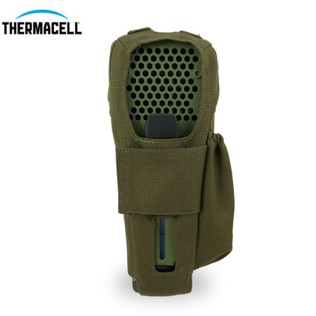 Rückansicht THERMACELL® Holster APC mit Handgerät MR300