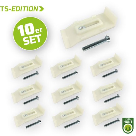 10er-Gehörnklammer-Set von EUROHUNT