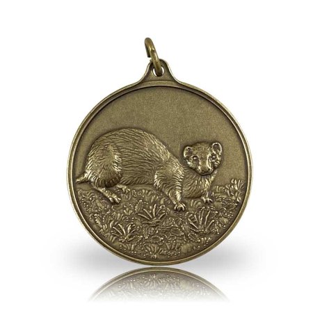 Jagdmedaille Motiv ILTIS in bronze