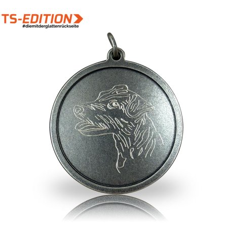 Jagdmedaille TS-EDITION TERRIER altsiberfarbig