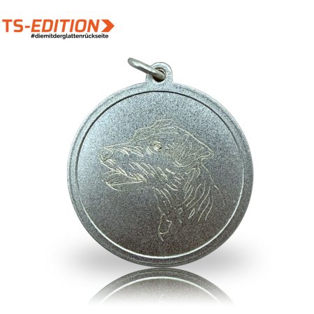 Jagdmedaille TS-EDITION TERRIER versilbert