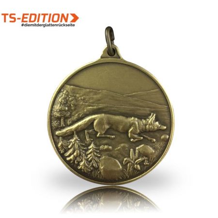 Jagdmedaille TS-EDITION Motiv FUCHS in bronze
