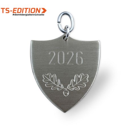 Medaille TS – WAPPEN Eichenlaub (groß) mit individueller Jahreszahl