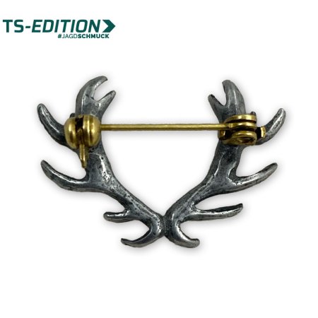 Pin/Anstecker HIRSCHGEWEIH mit Sicherheitsnadel