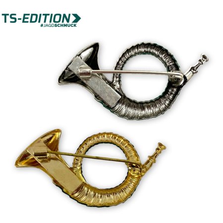 Rückansicht Anstecker JAGDHORN