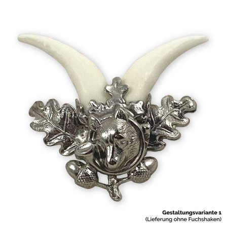 Fuchshaken-Fassung EICHENBLATT – Gestaltungsvariante 1