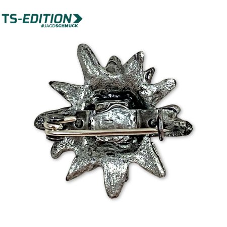 Pin/Anstecker EDELWEISS mit Sicherheitsnadel zur Befestigung