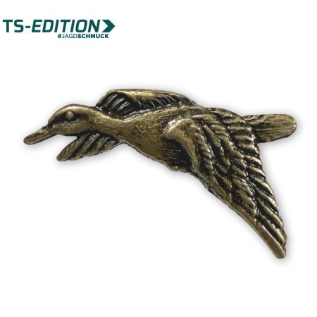 Pin/Anstecker – Motiv ENTE in bronze