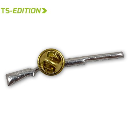 Pin/Anstecker FLINTE – Rückansicht mit Butterfly-Verschluss