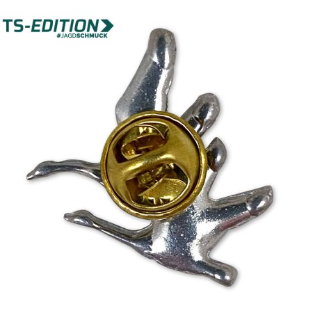 Pin/Anstecker WILDGÄNSE (Rückseite mit Butterfly-Verschluss)