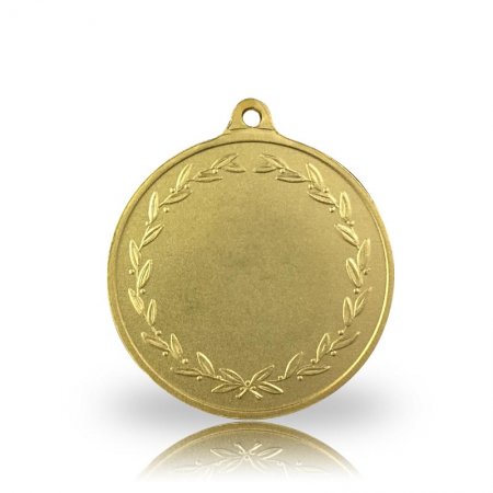 Beispiel-Rückseite Jagdmedaille mit Kranz vergoldet