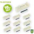 10er-Kunststoff-Gehörnklammer-Set